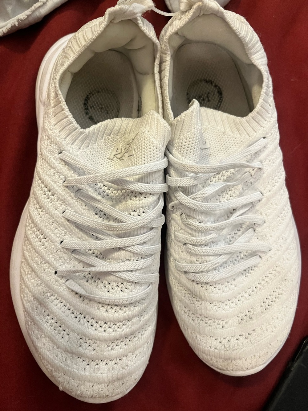 APL Kids White Knit Sneakers - Picture 5 of 5